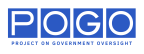 Logo for "PROJECT ON GOVERNMENT OVERSIGHT INC"
