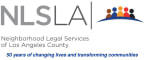 Logo for "Neighborhood Legal Services of Los Angeles County"