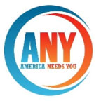 Logo for "AMERICA NEEDS YOU"