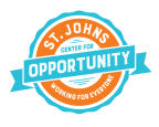 Logo for "ST JOHNS CENTER FOR OPPORTUNITY"