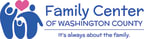 Logo for "WASHINGTON COUNTY FAMILY CENTER"