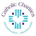 Logo for "Catholic Charities of the Diocese"