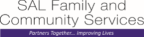 Logo for "SAL FAMILY AND COMMUNITY SERVICES"