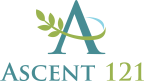 Logo for "ASCENT 121 INC"
