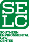 Logo for "SOUTHERN ENVIRONMENTAL LAW CENTER"