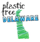 Logo for "PLASTIC FREE DELAWARE"