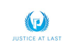 Logo for "JUSTICE AT LAST INC"