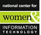 Logo for "NATIONAL CENTER FOR WOMEN AND INFORMATION TECHNOLOGY"