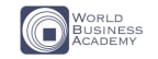 Logo for "WORLD BUSINESS ACADEMY"