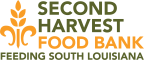 Logo for "SECOND HARVEST FOOD BANK GREATER NEW ORLEANS AND ACADIANA"