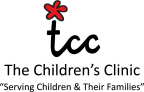 Logo for "THE CHILDREN'S CLINIC SERVING CHILDREN AND THEIR FAMILIES"