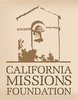 Logo for "CALIFORNIA MISSIONS FOUNDATION"