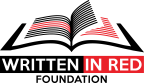 Logo for "WRITTEN IN RED INC"