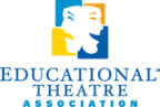 Logo for "Educational Theatre Association"