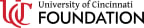 Logo for "THE UNIVERSITY OF CINCINNATI FOUNDATION"