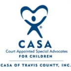 Logo for "COURT APPOINTED SPECIAL ADVOCATES OF TRAVIS COUNTY"