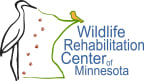 Logo for "WILDLIFE REHABILITATION CENTER OF MINNESOTA"