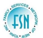 Logo for "FAMILY SERVICE NETWORK OF NEW YORK"