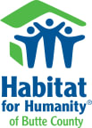 Logo for "Habitat for Humanity of Butte County"