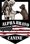 Logo for "ALPHA BRAVO CANINE"
