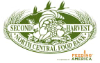 Logo for "SECOND HARVEST NORTH CENTRAL FOOD BANK"