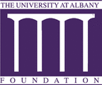 Logo for "UNIVERSITY AT ALBANY FOUNDATION"