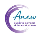 Logo for "ANEW BUILDING BEYOND VIOLENCE AND ABUSE"