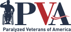 Logo for "PARALYZED VETERANS OF AMERICA"