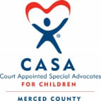 Logo for "Court Appointed Special Advocates (CASA) of Merced County"