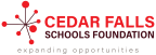 Logo for "CEDAR FALLS SCHOOLS FOUNDATION"