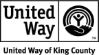 Logo for "UNITED WAY OF KING COUNTY"