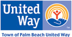 Logo for "Town of Palm Beach United Way Inc"