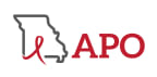 Logo for "AIDS PROJECT OF THE OZARKS"