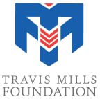 Logo for "TRAVIS MILLS FOUNDATION"