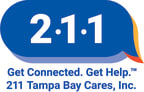 Logo for "211 Tampa Bay Cares Inc"