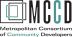 Logo for "METROPOLITAN CONSORTIUM OF COMMUNITY DEVELOPERS"
