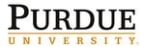 Logo for "PURDUE UNIVERSITY"