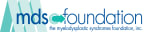 Logo for "THE MYELODYSPLASTIC SYNDROMES FOUNDATION"