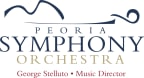 Logo for "PEORIA SYMPHONY ORCHESTRA"