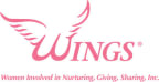 Logo for "WOMEN INVOLVED IN NURTURING GIVING SHARING INC"