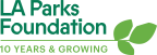 Logo for "LOS ANGELES PARKS FOUNDATION"