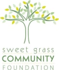 Logo for "SWEET GRASS COMMUNITY FOUNDATION"