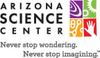 Logo for "ARIZONA SCIENCE CENTER"