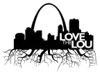 Logo for "LOVE THE LOU"