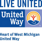 Logo for "HEART OF WEST MICHIGAN UNITED WAY"