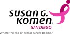 Logo for "SUSAN G KOMEN BREAST CANCER FOUNDATION"