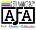 Logo for "AMERICAN FESTIVAL FOR THE ARTS"