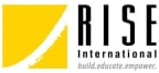 Logo for "RISE International"
