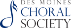 Logo for "DES MOINES CHORAL SOCIETY"