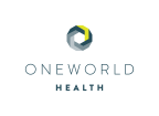 Logo for "ONEWORLD HEALTH"